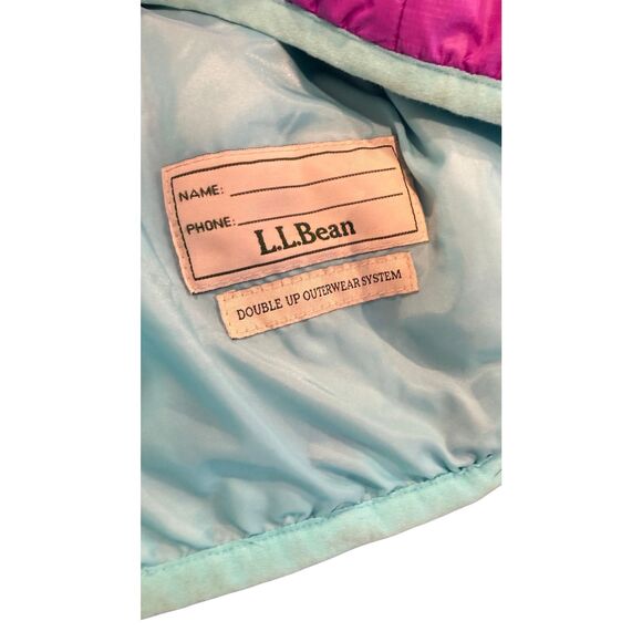 L.L. Bean lightweight Puffer hooded jacket size 10-12 - Picture 8 of 10